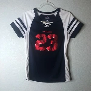 Majestic Fan Fashion Bling Houston Texan Arian Foster #23 Women's M Jersey EUC - Picture 1 of 5