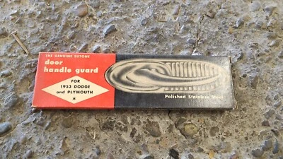 Protectores de manija de puerta Dodge Coronet Plymouth Belvedere 53 54 nuevos en caja Foto 1 de 4