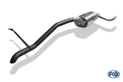 Impianto Fox Racing dal cat. Ford Focus II Tunier 1x55 mm verniciato nero effetto D - Immagine 1 di 3