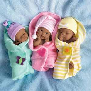 Ashton Drake Set of 3 Bundle Babies Mini Baby Doll Collection by Sherry Raw - Picture 1 of 8