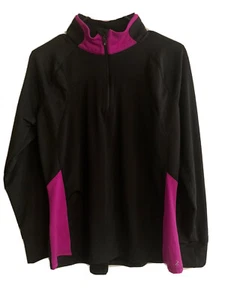 izod cool fx sport Golf Polo Jacket 1/4 zip pullover L women’s Athletic Top - Picture 1 of 7