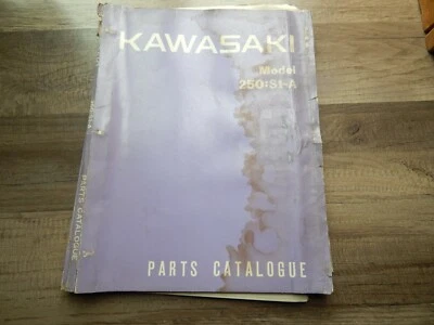 Kawasaki S1 250 A S1250 Parts Manual Parts Catalogue Triple # 99997-602 - image 1 of 4