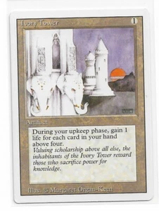 Magic the Gathering ~ MTG ~ 1x Ivory Tower ~ LP ~ REVISED - Picture 1 of 2
