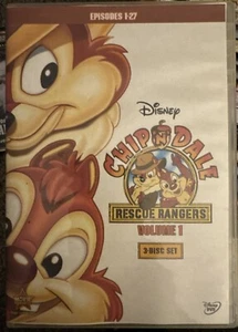 Chip ’N’ Dale Rescue Rangers: Volume 1 (DVD, 1989) 3 Disc Set Episodes 1-27 - Picture 1 of 2