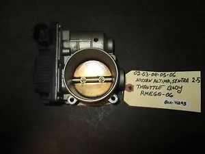 02-06 NISSAN ALTIMA SENTRA THROTTLE BODY #RME60-06 *SEE PLUG * (( BOX-4293 )) - Bild 1 von 3
