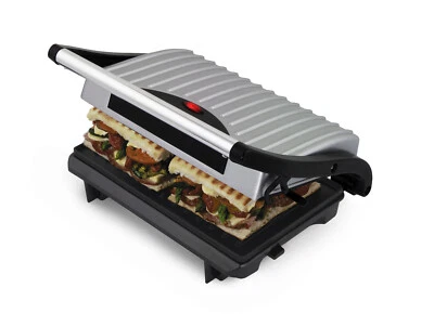 PIASTRA PER PANINI TOAST BISTECCHIERA TOSTAPANE GRIGLIA GRILL SANDWICH - Immagine 1 di 4