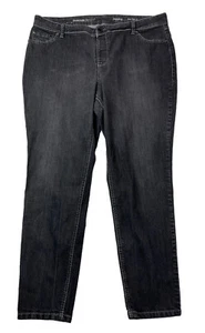Avenue Denim Damen 22/24 Stretch schwarze Waschung Jegging Jeans (40"W x 29" Ins.) - Bild 1 von 24