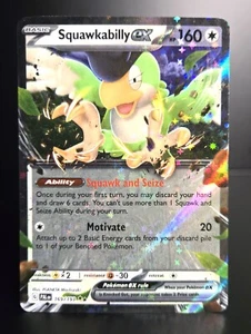 Pokémon TCG - Squawkabilly EX 169/193 - Holo Double Rare - Paldea Evolved - NM+ - Picture 1 of 1