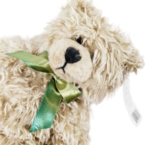 First and Main Scraggles Teddy Bear Beige 10in Plush New - Picture 1 of 8