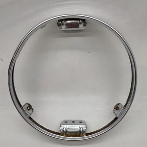 Suzuki GT185 GT250 GT380 GT500 Headlight Chrome Rim USED - Picture 1 of 16