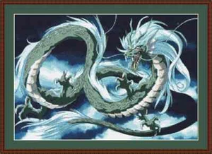 Dragon Stunning Cross Stitch Kit - Picture 1 of 2