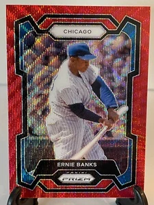 Ernie Banks Ruby Wave Prizm 2024 Panini Prizm #103 - Bild 1 von 2