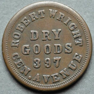Civil war store card, Cincinnati OH-165GS-15a R-4 EF Robert Wright - Picture 1 of 2