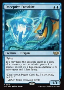 *MtG: DECEPTIVE FROSTKITE - Commander Tarkir: Dragonstorm Rare - magicman* - Bild 1 von 1