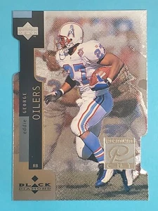 1998 Upper Deck Black Diamond Premium Cut Eddie George Oilers #PC10 🏈 - Picture 1 of 2