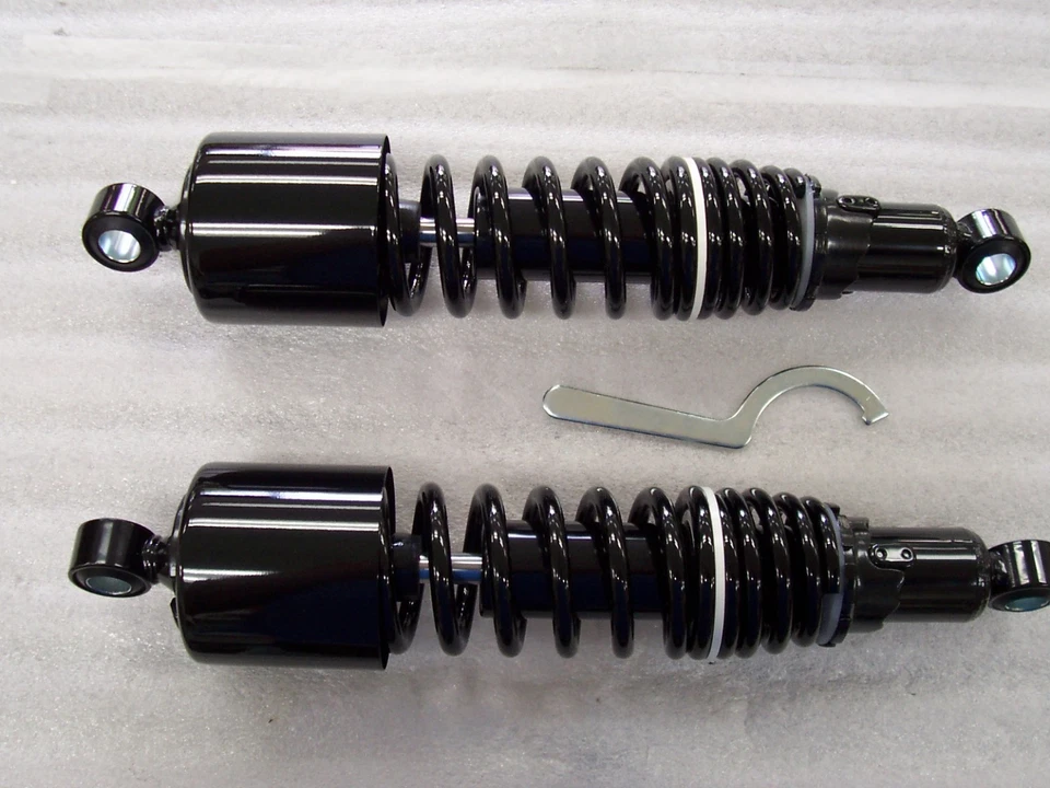 Amortiguadores negros de doble resorte Triumph Bonneville T100 12,75"  Foto 1 de 1