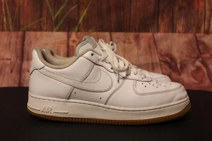 Nike Air Force 1 '07 Low Sneaker Shoes Men's Size 11 White Gum Soles DJ2739-100 - Picture 1 of 9