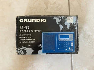 Grundig YB-400 World Receiver AM/FM, manuals,case,compact Antenae (no cord) - Afbeelding 1 van 6