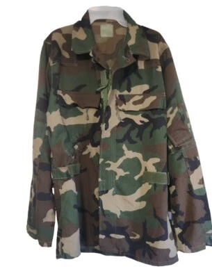 Unbranded Sz M Long Camouflage Shirt With Self Belt Lots Of  Pockets  - Image 1 of 4