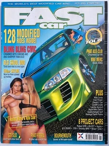 FAST CAR MAGAZINE JAN 2004 CARDIFF CRUISE - MARIE & COLE - BLING CIVIC - CRAIL - Foto 1 di 1
