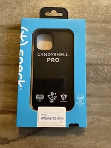 NEW Genuine Speck Candyshell PRO Slim Case for iPhone 12 Mini (5.4") - Black - Picture 1 of 2