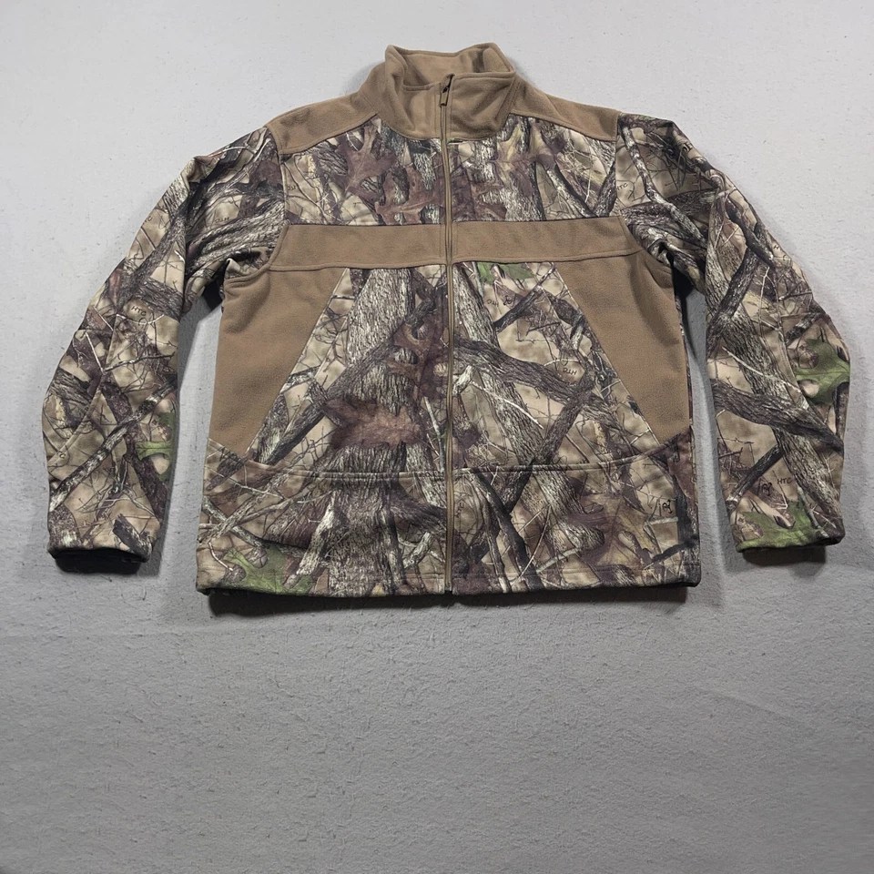 RedHead Softshell Fleece Lined Camo Jacket Men XL Realtree Full Zip Hunting Outd - Image 1 of 4