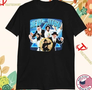 Jew-Jitsu Jewish Meme Dollars Star Of David Israel T-Shirts - Picture 1 of 3