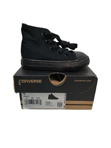 Converse All Star Black 7S121 High Top Size 4us INFANT - Picture 1 of 6