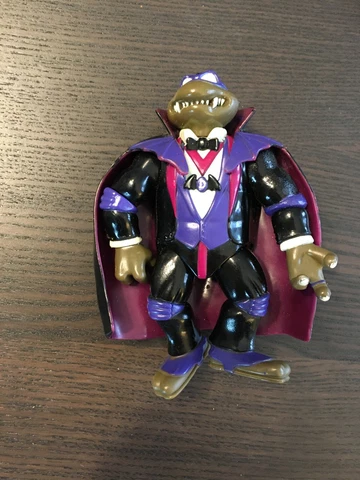TMNT Teenage Mutant Ninja Turtles Donatello Dracula Figure with Cape 1993 Loose Cover