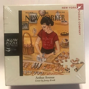 NEW YORKER Mini Puzzle Arthur Avenue Bakery 100 Piece Jigsaw Puzzle Travel Size - Picture 1 of 6