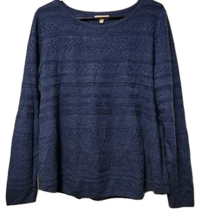 Suéter Croft & Barrow XL para mujer azul 100 % acrílico ligero uso cómodo - Imagen 1 de 6