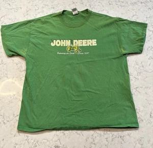 Vintage Herren Tshirt John Deere Grün Grafik Größe XL - Bild 1 von 4