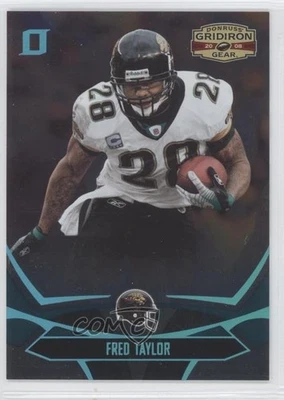 2008 Donruss Gridiron Gear Platinum O's /25 Fred Taylor #47 - Image 1 of 2