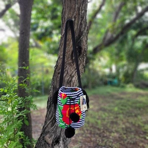 Kolumbianische 🇨🇴 Handarbeit große Wayuu Stamm VIELE FARBEN Mochila Bucket Boho Tasche - Bild 1 von 11