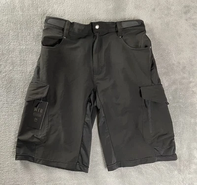 Pantalón Corto MTB Ciclismo Para Hombres L Negro Bicicleta de Montaña Carga Elastizado Aire Libre Senderismo Foto 1 de 4