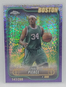 2024-25 Topps Chrome Paul Pierce Purple #ed 147/299 - Picture 1 of 2