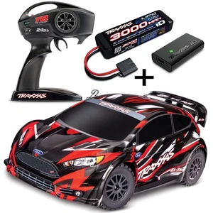 Traxxas TRX74154-4-RED - Ford Fiesta ST Rally Brushless BL-2s + 3000 Lipo + USB - Foto 1 di 7