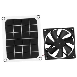 6V 10W Zewnętrzny panel słoneczny Wentylator wydechowy USB Ładowanie do szklarni Chic FY - Zdjęcie 1 z 23