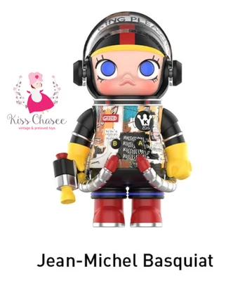 ❤ MEGA Space Molly 100% ❤ AUTHENTIC Pop Mart Series 2-B [ Jean-Michel Basquiat ] - Image 1 of 4