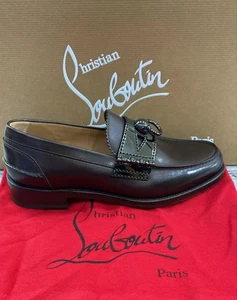 Christian Louboutin Mocassino Nero Size Eu40 GP1 - Picture 1 of 7