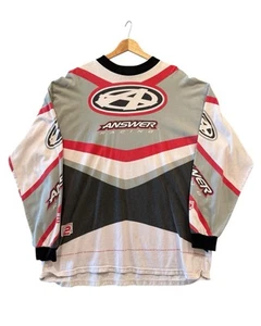 Maglia manica lunga vintage Answer Racing taglia XL made in USA - Foto 1 di 6