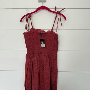 Topshop Women’s Large Tie Maxi Dress New - Picture 1 of 9