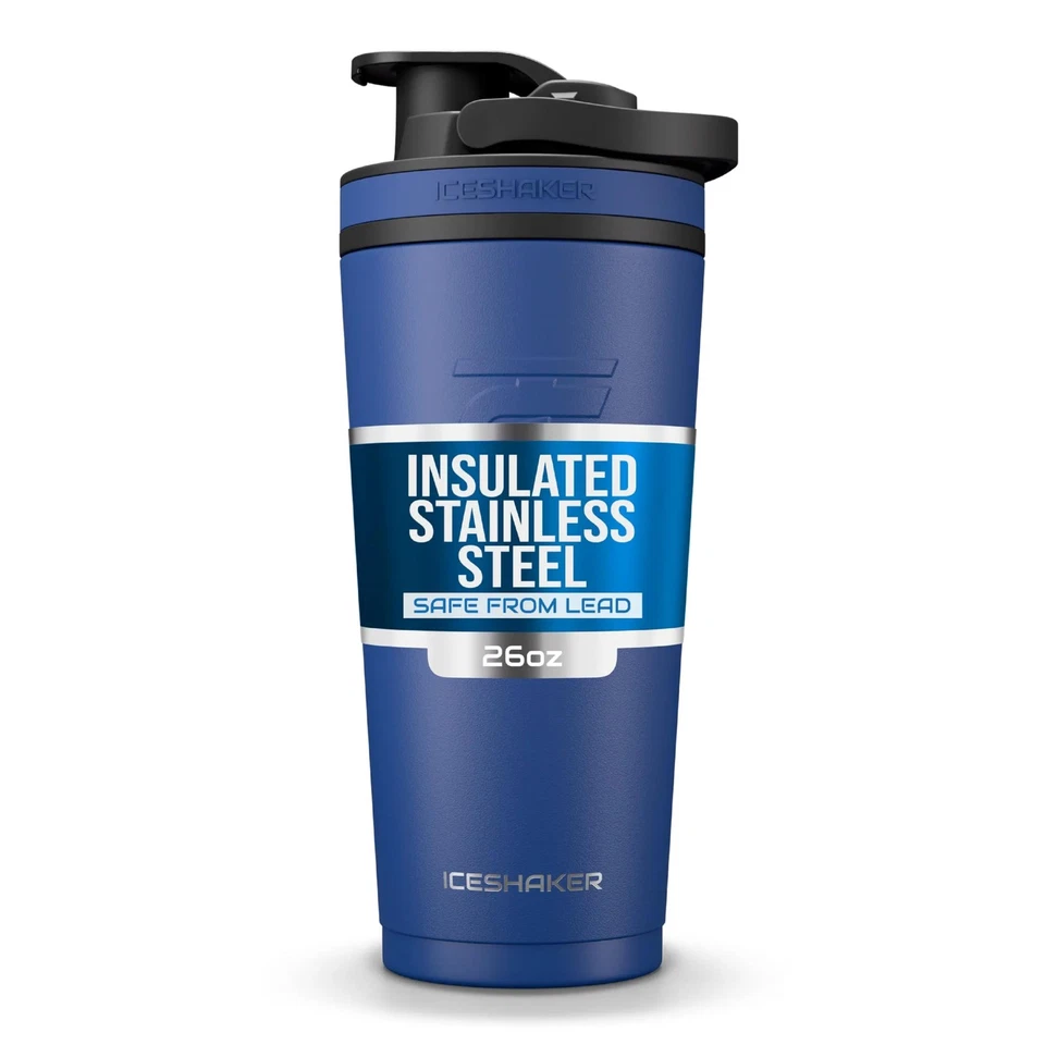Ice Shaker 26 Oz. Navy Insulated Vacuum Bottle & Shaker 26NAVY Ice Shaker 26NAVY