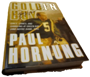 Paul Hornung Golden Boy Notre Dame Packers footbal signed book HB DJ 2004 - Imagen 1 de 6