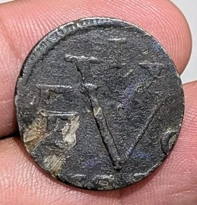 Indias Orientales Británicas Java 1 Doit VEIC 1813 / 1814 ERROR DOBLE moneda de hojalata acuñada - Imagen 1 de 6