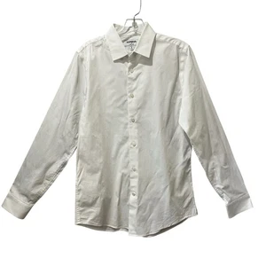 "CAMISA DE PLUMÓN CON BOTONES BLANCA MANGA LARGA EXTRA DELGADA EXTRA DELGADA 15-15,5"" EXPRESS para hombre" - Imagen 1 de 6