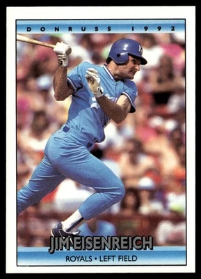 1992 Donruss Jim Eisenreich Kansas City Royals #297 - Image 1 of 2