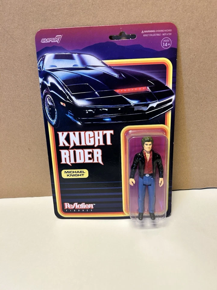 Figura de Reacción Knight Rider Michael Knight 3.75 de Super 7 (2021) Foto 1 de 2