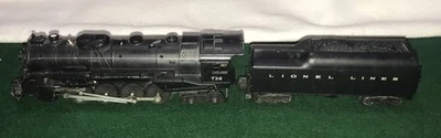 LIONEL POSTWAR  736 LOCOMOTIVE w/ 2046W WHISTLING TENDER EXCELLENT! - Image 1 of 4