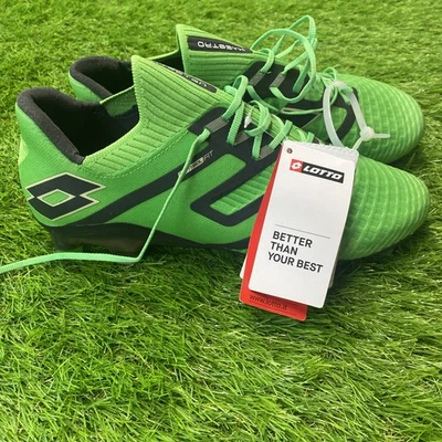 Botines de fútbol Lotto Maestro 100 IV FG para hombre zapatos primavera verde asfalto talla 7 nuevos Foto 1 de 4